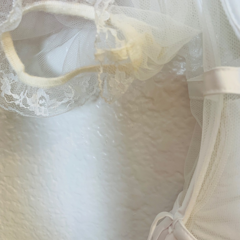 For Love & Lemons Trellis Rose Mini Dress XS Coquette Romantic Feminine Babydoll - Picture 10 of 16